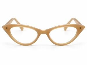 Vint & York Cats Meow V&Y Cream Beige Cat Eye Glasses 48-20-140